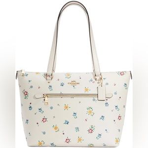 Coach Wildflower Gallery Tote in Meadow Print Chalk Multi